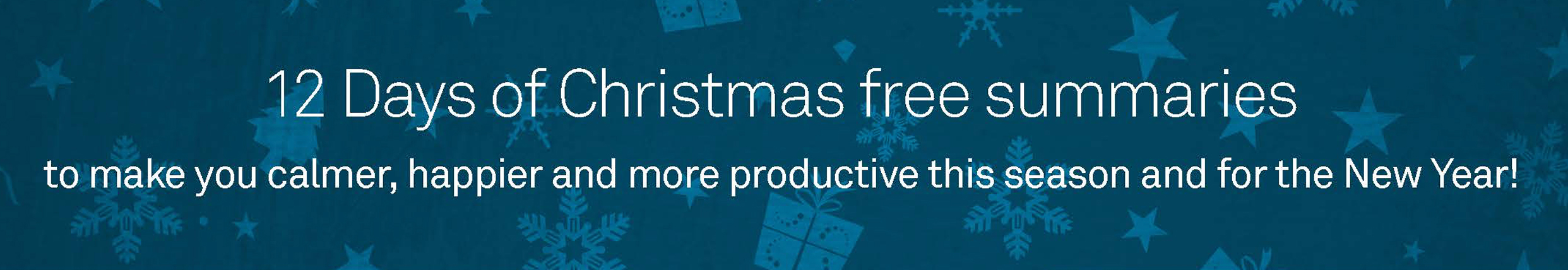 12 Days of Christmas Free Summaries!
