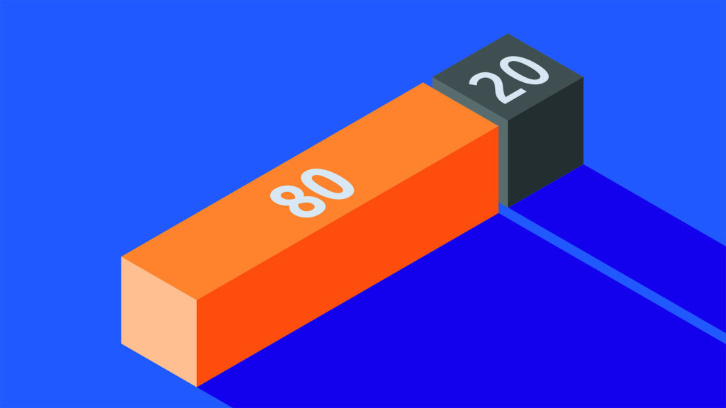 The 80/20 Principle, Or: Less Is More