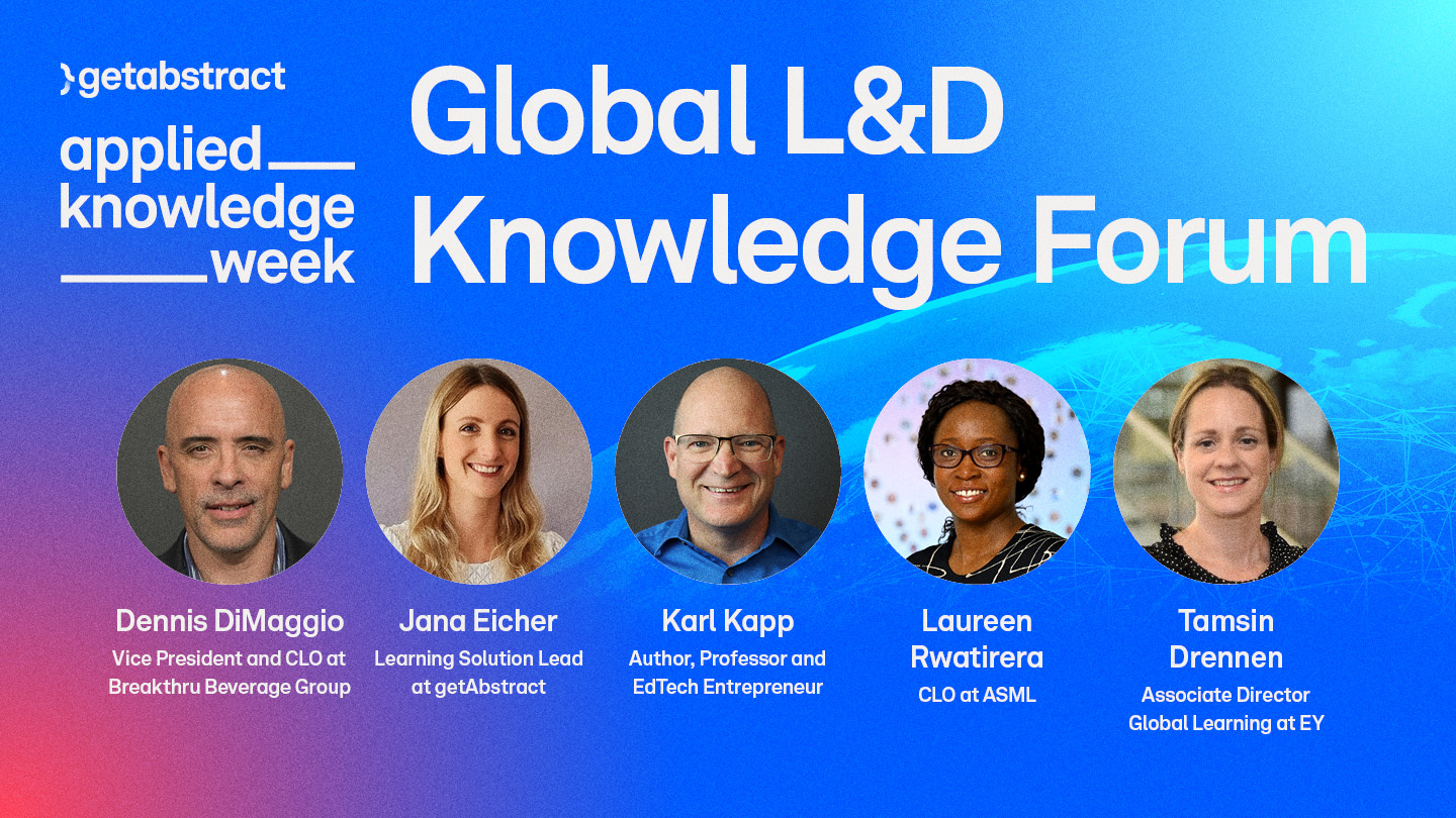 First Global L&D Knowledge Forum Wrap-Up