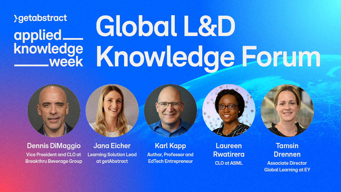 Fourth Global L&D Knowledge Forum Wrap-Up