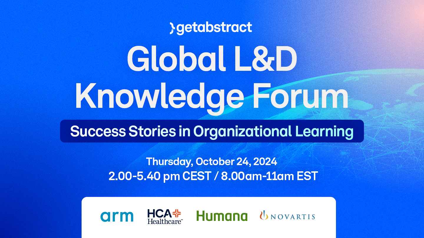 Second Global L&D Knowledge Forum Wrap-Up